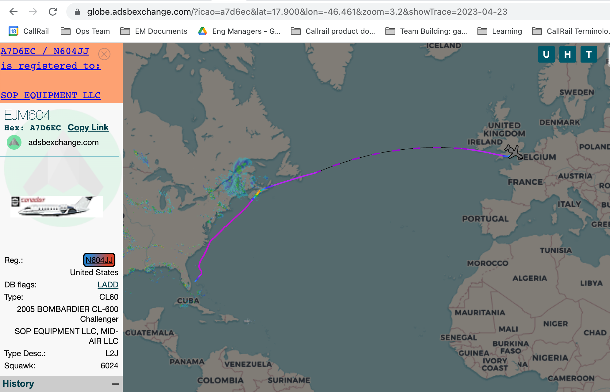 PGA & LIV Merger - Tracking the Planes