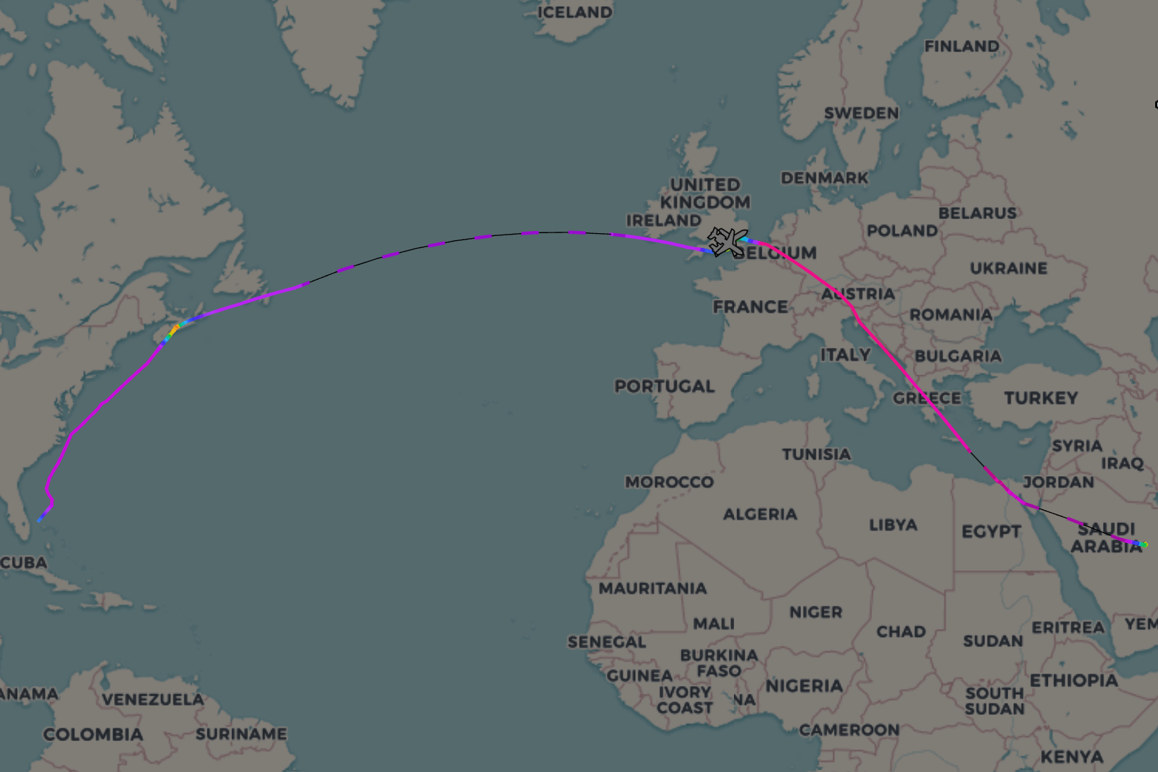 PGA & LIV Merger - Tracking the Planes