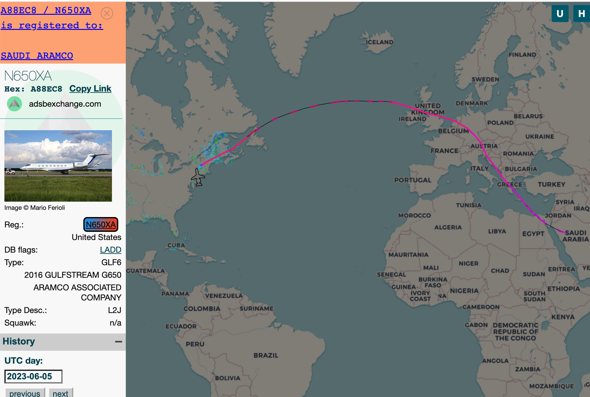 PGA & LIV Merger - Tracking the Planes